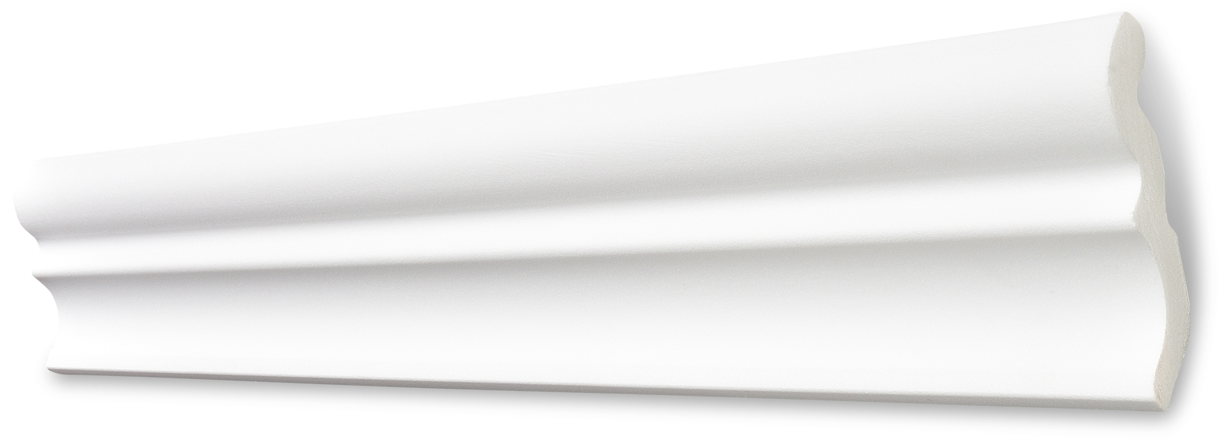 Decosa Zierprofil C80 (Serena), weiß, 70 x 75 mm, Länge: 2 m