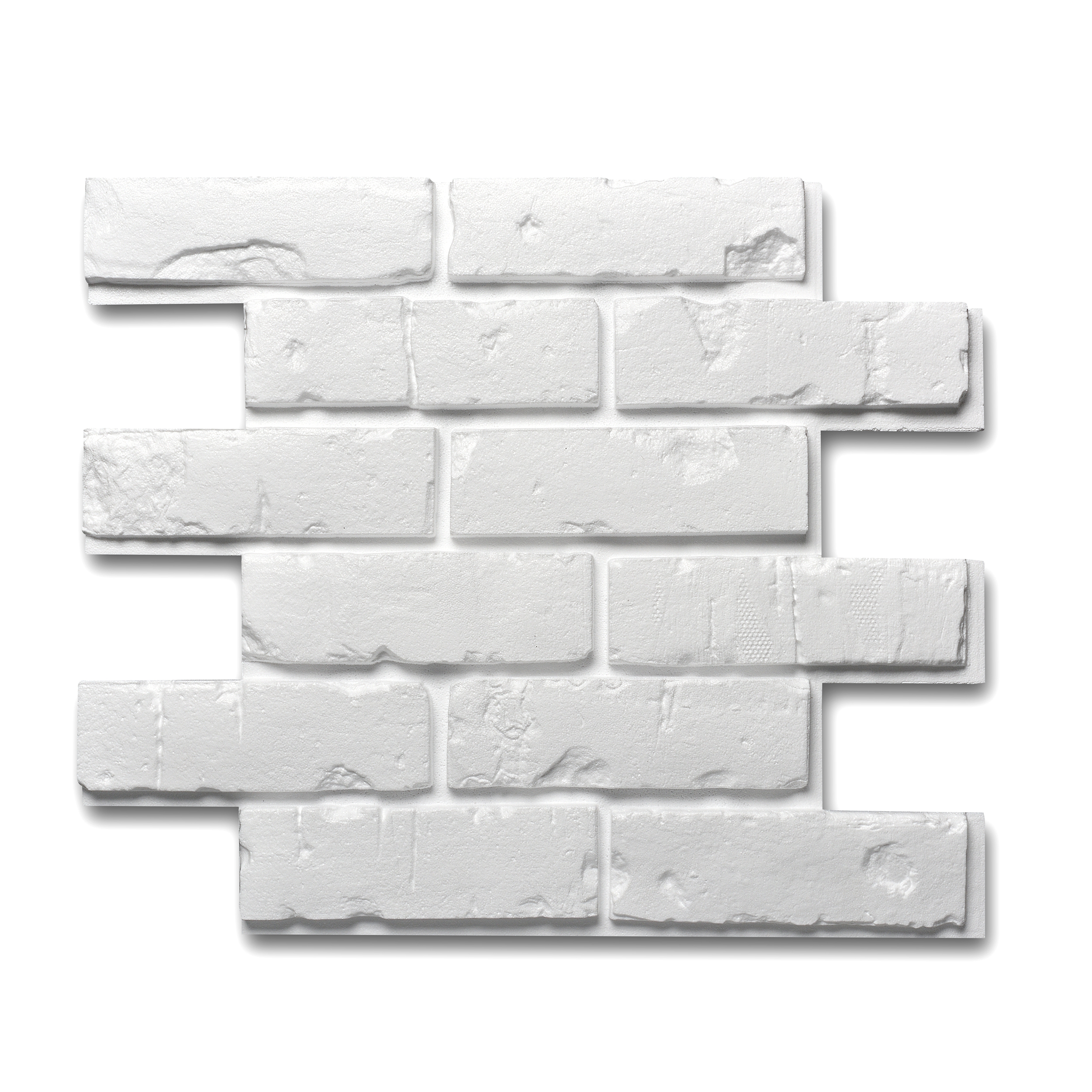 Decosa Creativstein Brick (Klinker-Optik), weiß, 59,5 x 50 cm
