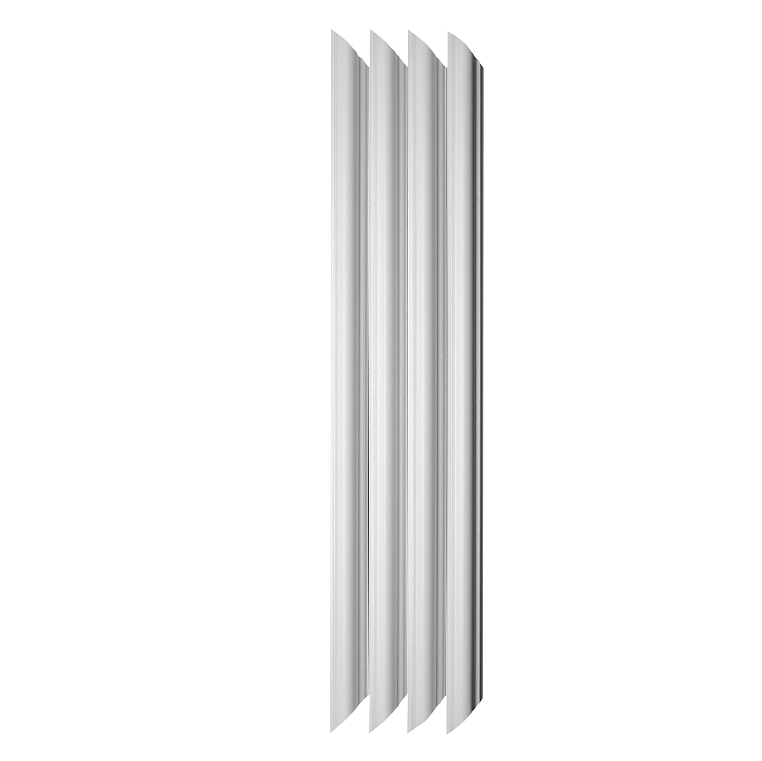 Decosa Wandkassetten-Set Melissa, weiß, 25 mm, 45 cm x 45 cm, 2 Stück